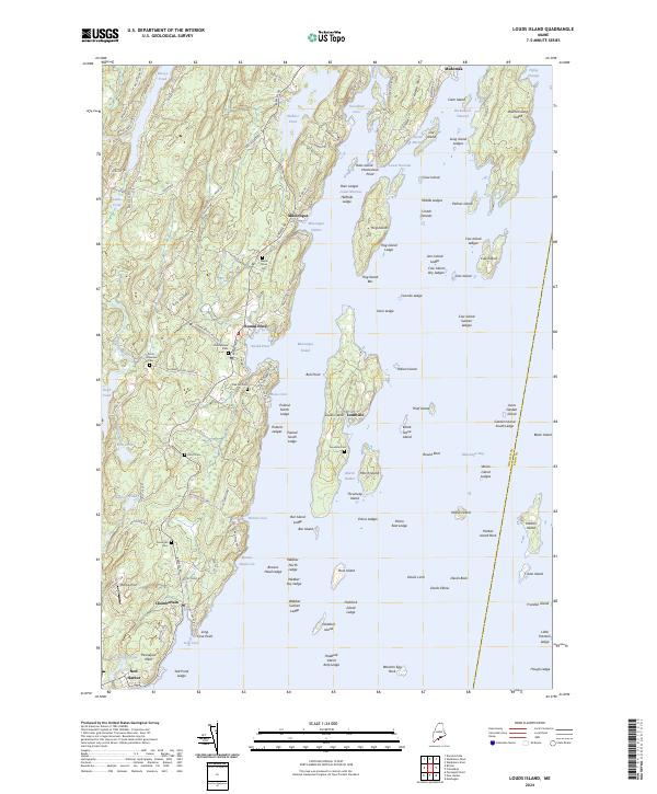 Louds Island, ME — USGS 7.5-minute topo (2024)