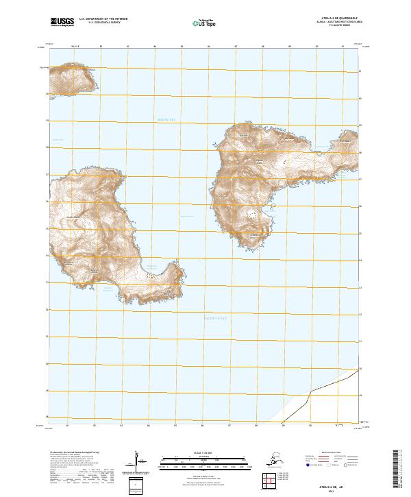 Atka B-6 NE, AK — USGS 7.5-minute topo (2021)