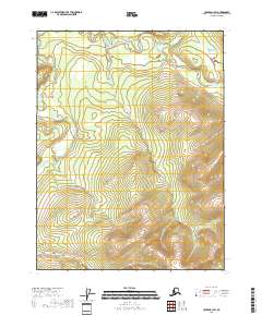 Coleen A-1 SW, AK — USGS 7.5-minute topo (2018)