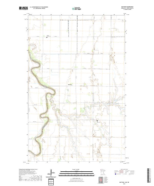 Mattson, MN-ND — USGS 7.5-minute topo (2022)