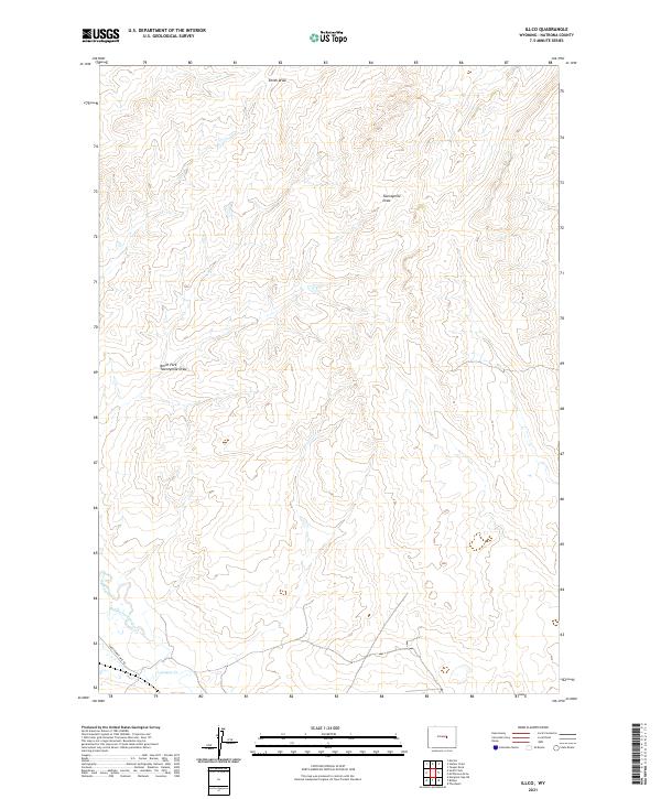 Illco, WY — USGS 7.5-minute topo (2021)