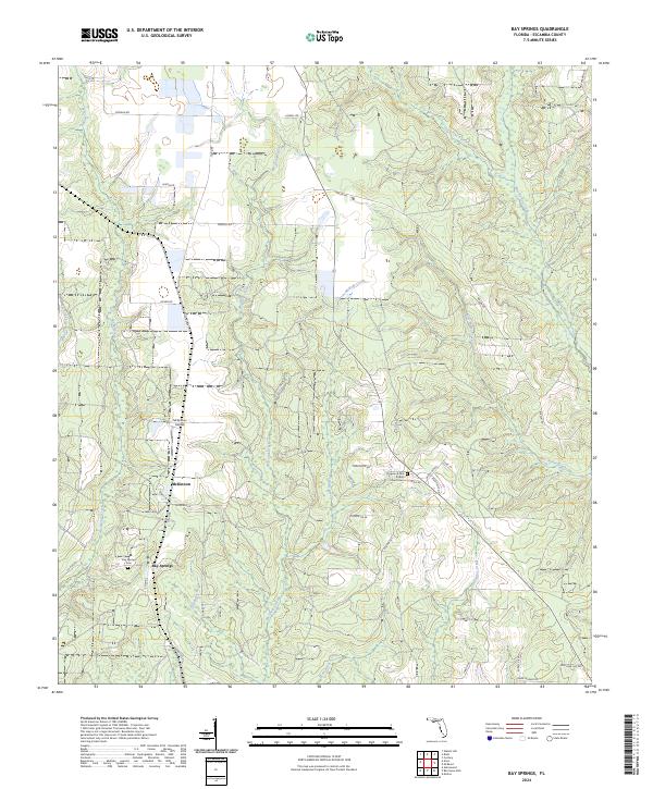 Bay Springs, FL — USGS 7.5-minute topo (2024)