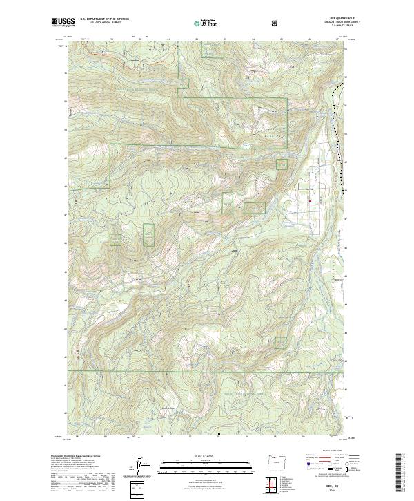 Dee, OR — USGS 7.5-minute topo (2024)