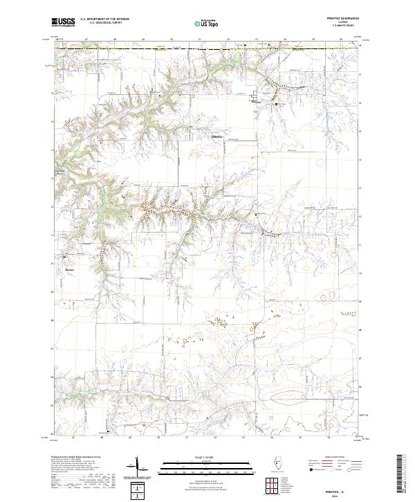 Prentice, IL — USGS 7.5-minute topo (2024)