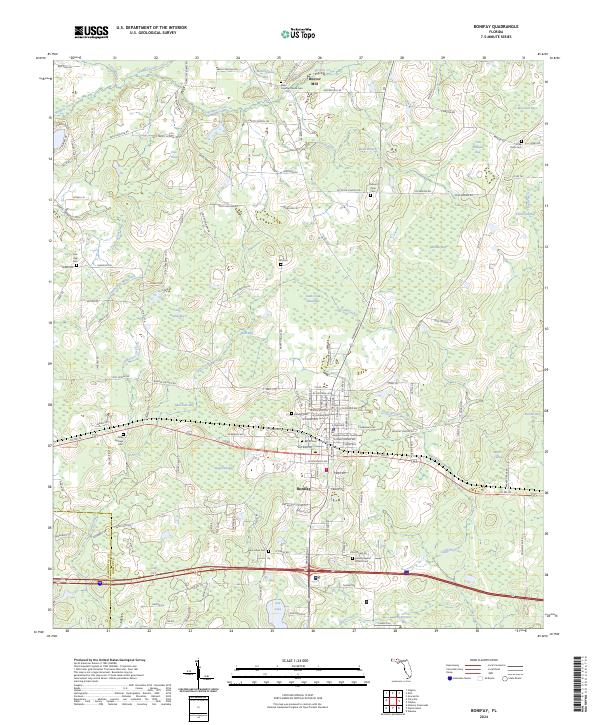 Bonifay, FL — USGS 7.5-minute topo (2024)