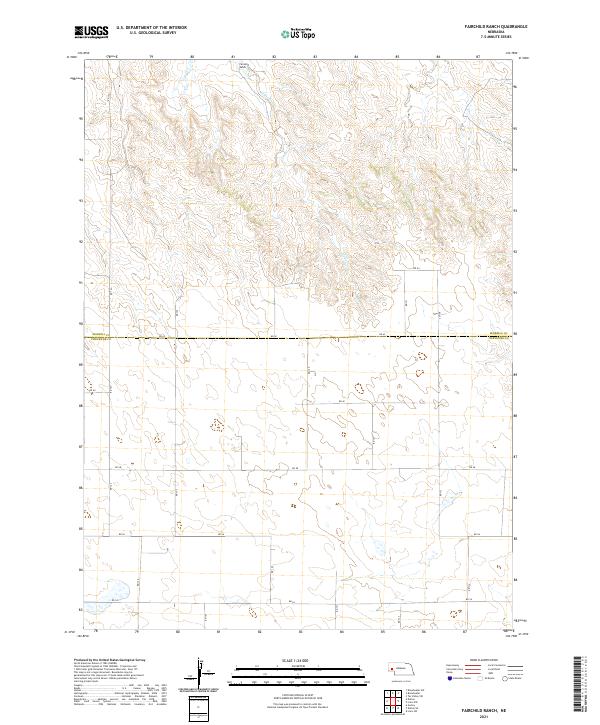 Fairchild Ranch, NE — USGS 7.5-minute topo (2021)