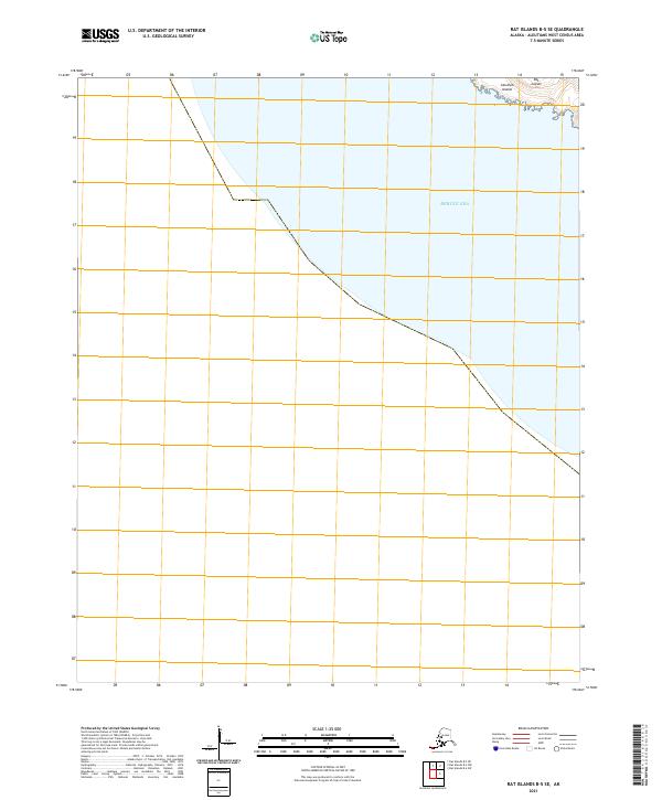 Rat Islands B-5 SE, AK — USGS 7.5-minute topo (2021)