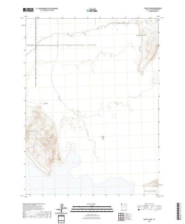 Lemay Island, UT — USGS 7.5-minute topo (2023)