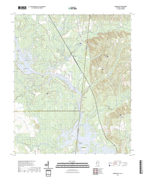 Forreston, MS-AL — USGS 7.5-minute topo (2024)