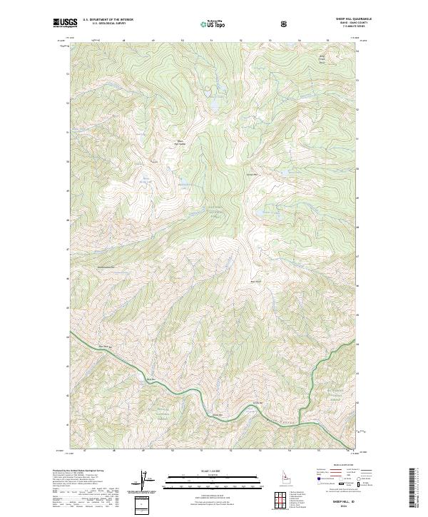 Sheep Hill, ID — USGS 7.5-minute topo (2024)