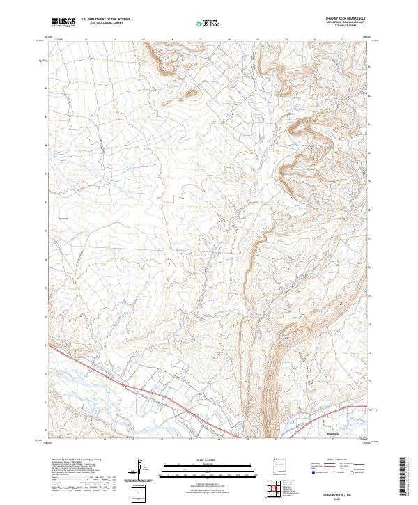 Chimney Rock, NM — USGS 7.5-minute topo (2023)
