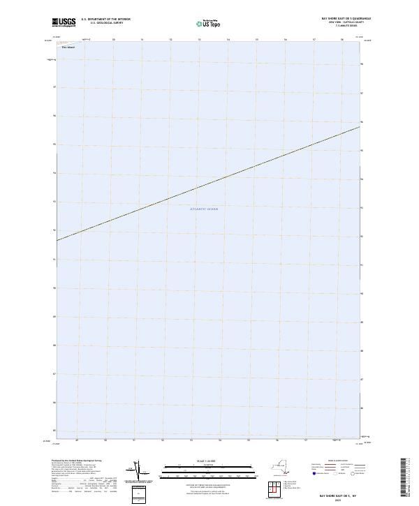 Bay Shore East OE S, NY — USGS 7.5-minute topo (2023)