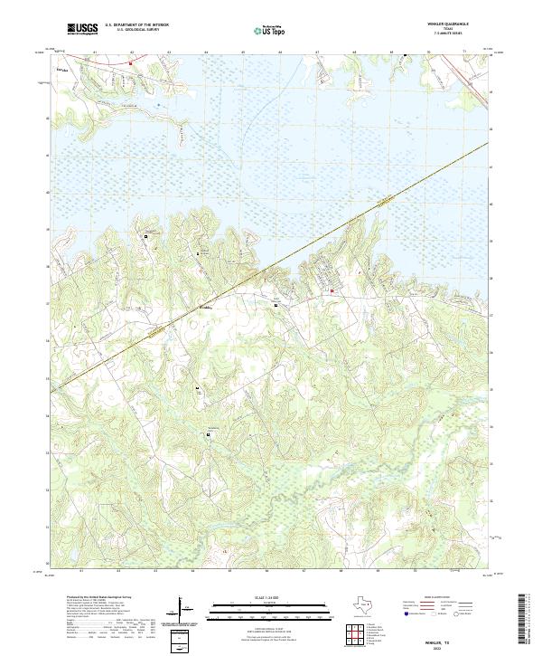 Winkler, TX — USGS 7.5-minute topo (2022)
