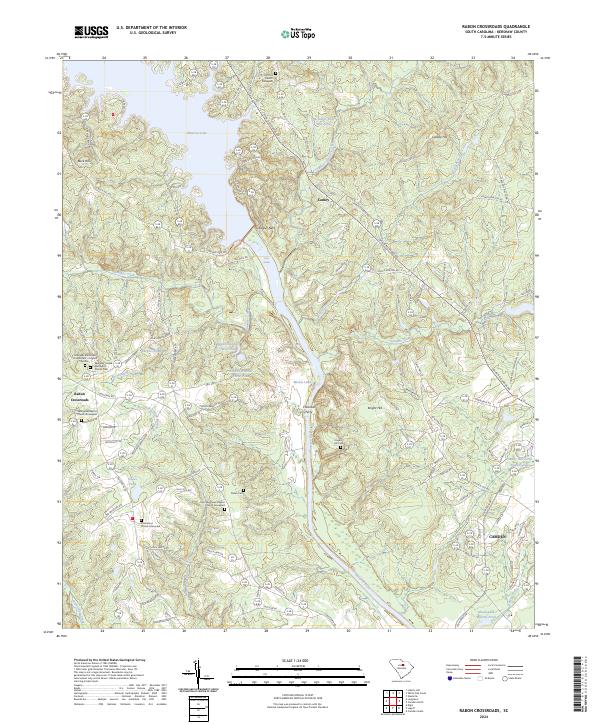Rabon Crossroads, SC — USGS 7.5-minute topo (2024)