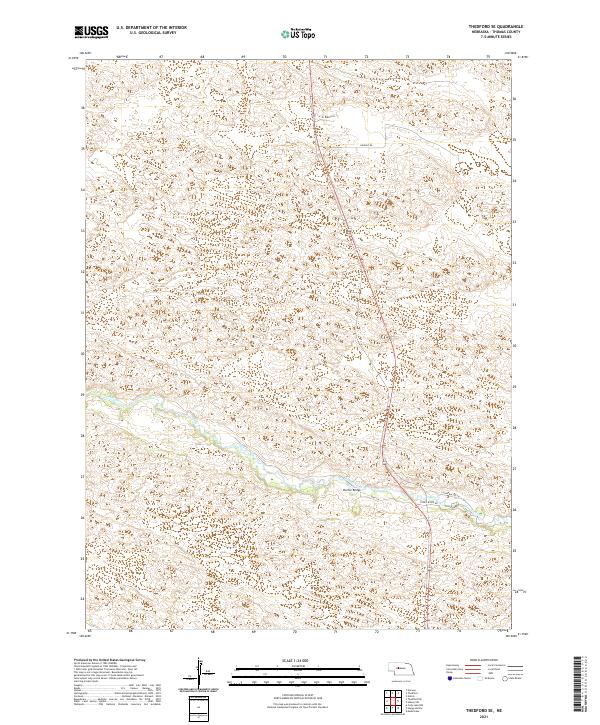 Thedford SE, NE — USGS 7.5-minute topo (2021)