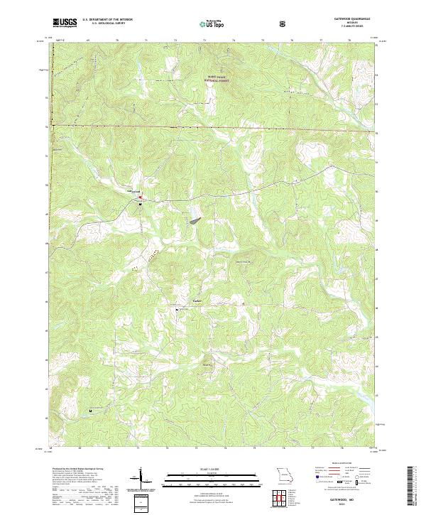 Gatewood, MO — USGS 7.5-minute topo (2021)