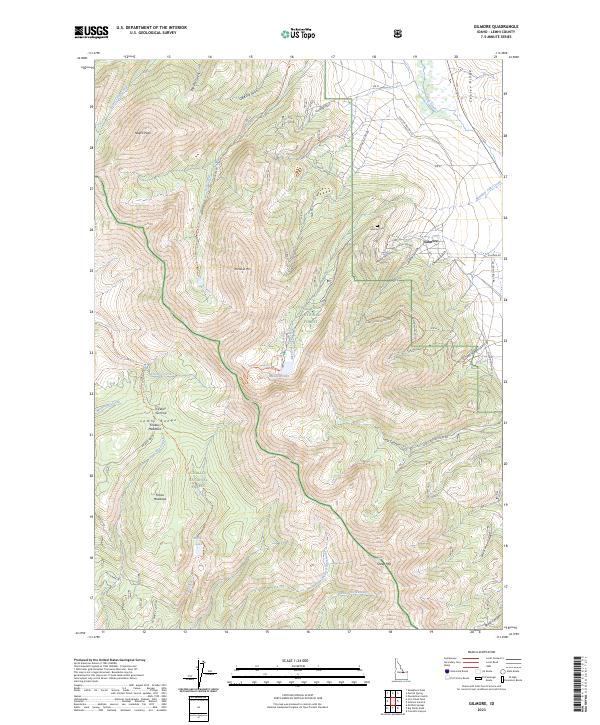 Gilmore, ID — USGS 7.5-minute topo (2023)