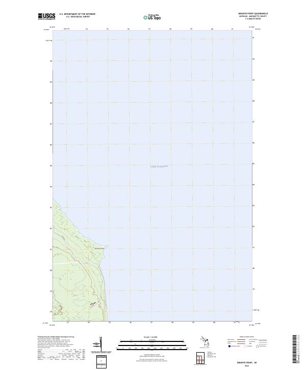 Granite Point, MI — USGS 7.5-minute topo (2023)