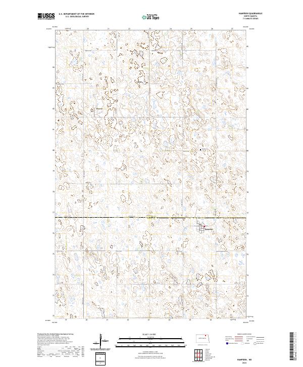 Hampden, ND — USGS 7.5-minute topo (2024)