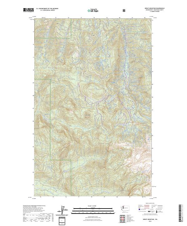 Groat Mountain, WA — USGS 7.5-minute topo (2023)