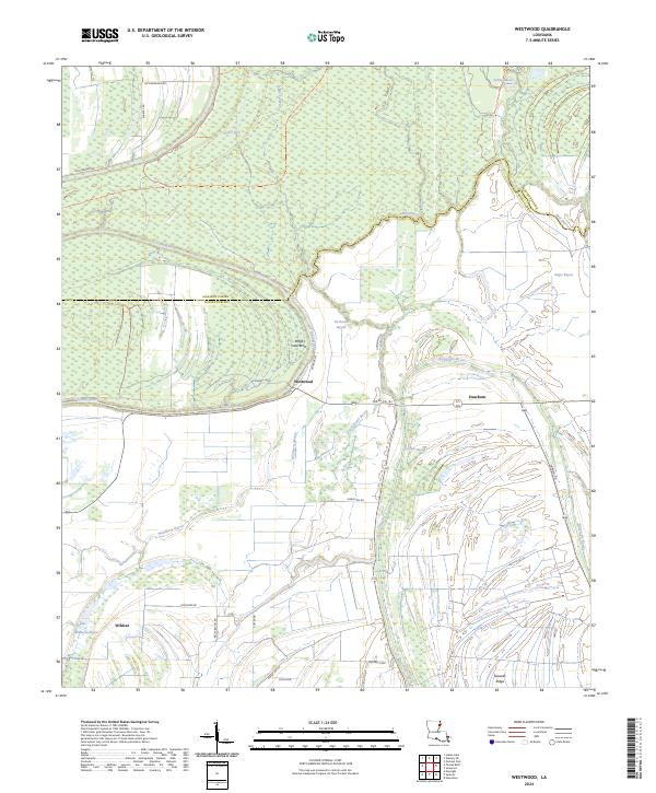 Westwood, LA — USGS 7.5-minute topo (2024)