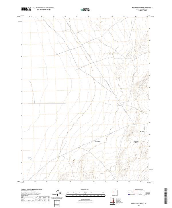 North Knoll Spring, UT — USGS 7.5-minute topo (2023)