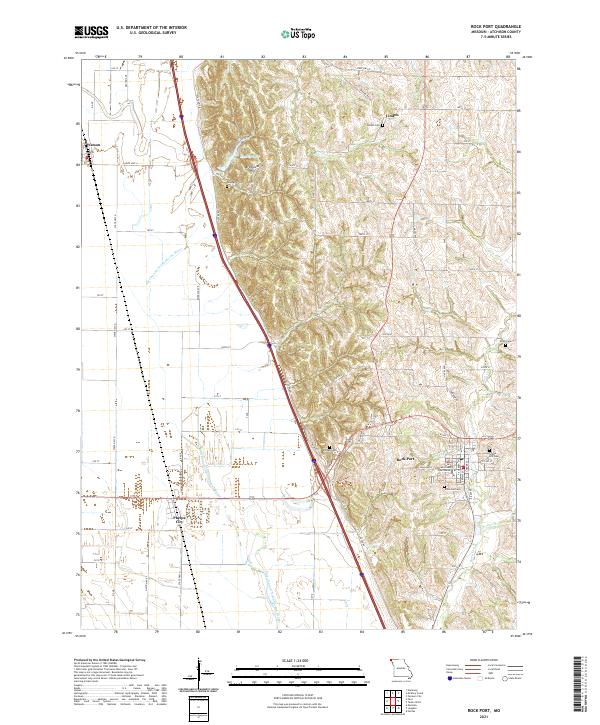 Rock Port, MO — USGS 7.5-minute topo (2021)