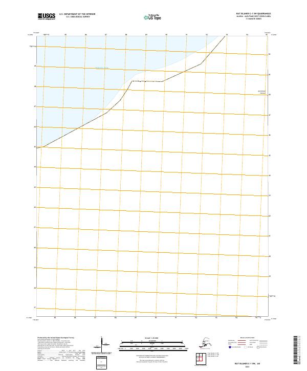 Rat Islands C-1 SW, AK — USGS 7.5-minute topo (2021)