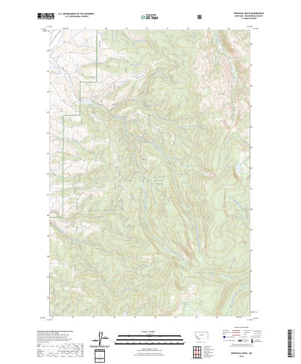 Proposal Rock, MT — USGS 7.5-minute topo (2024)