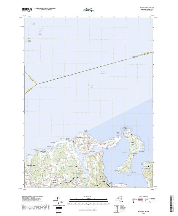 Bayville, NY-CT — USGS 7.5-minute topo (2023)