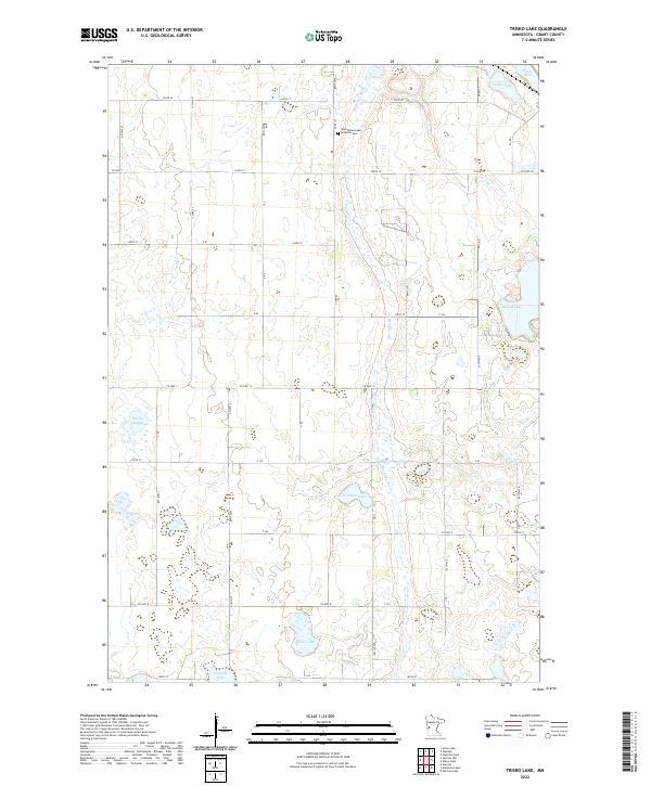 Trisko Lake, MN — USGS 7.5-minute topo (2022)