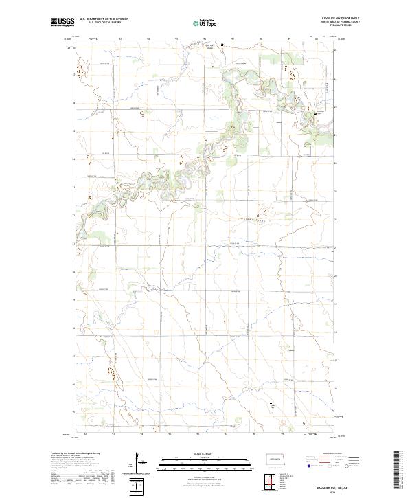 Cavalier NW, ND-MB — USGS 7.5-minute topo (2024)