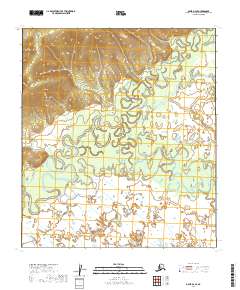Ophir D-2 SE, AK — USGS 7.5-minute topo (2019)