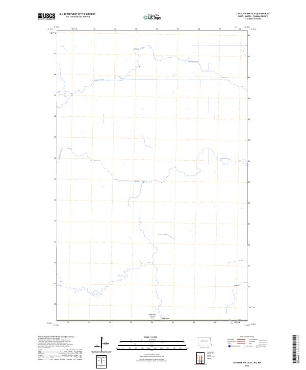 Cavalier NW OE N, ND-MB — USGS 7.5-minute topo (2024)