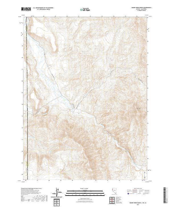 Smoke Creek Ranch, NV-CA — USGS 7.5-minute topo (2021)