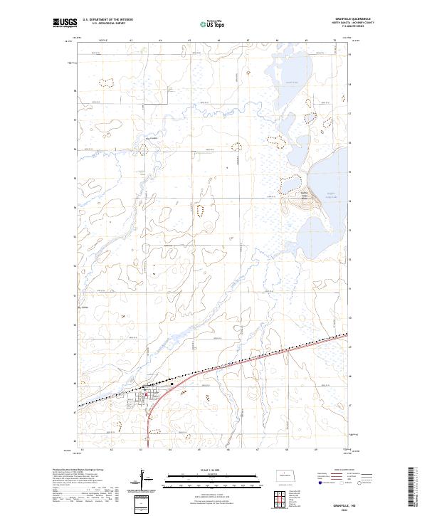 Granville, ND — USGS 7.5-minute topo (2024)