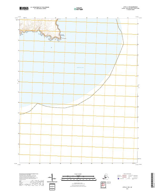 Attu A-1 SW, AK — USGS 7.5-minute topo (2021)