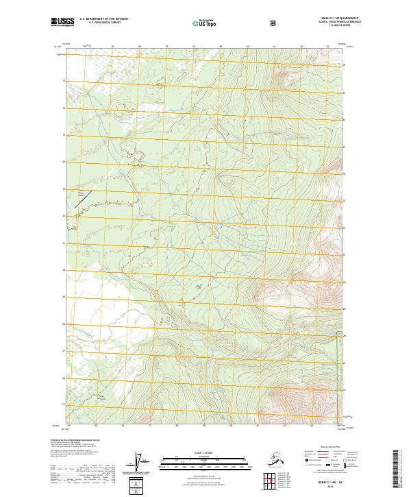 Kenai C-1 NE, AK — USGS 7.5-minute topo (2024)
