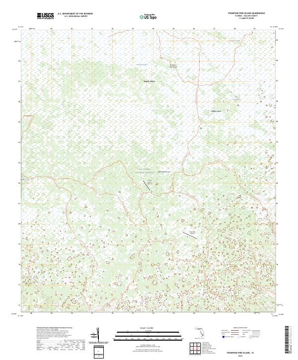 Thompson Pine Island, FL — USGS 7.5-minute topo (2024)
