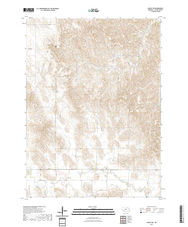 Ansley NE, NE — USGS 7.5-minute topo (2021)
