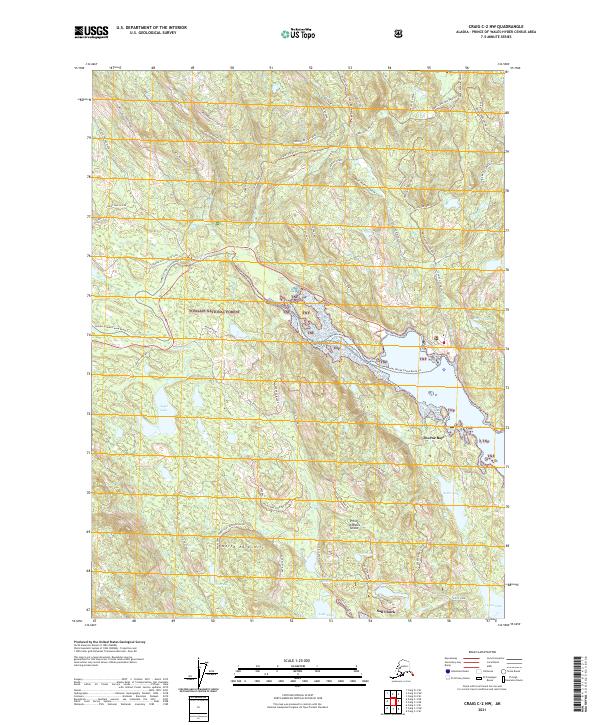 Craig C-2 NW, AK — USGS 7.5-minute topo (2021)