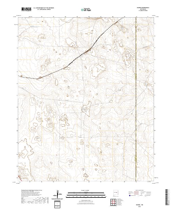 Duoro, NM — USGS 7.5-minute topo (2023)