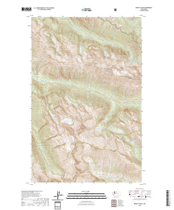 Mount Logan, WA — USGS 7.5-minute topo (2023)