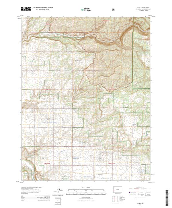 Nucla, CO — USGS 7.5-minute topo (2026)