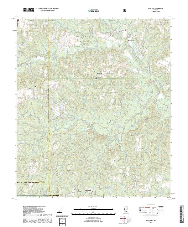 Rock Hill, MS — USGS 7.5-minute topo (2024)