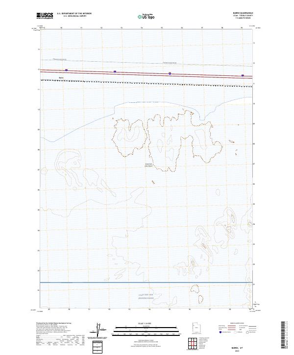 Barro, UT — USGS 7.5-minute topo (2023)