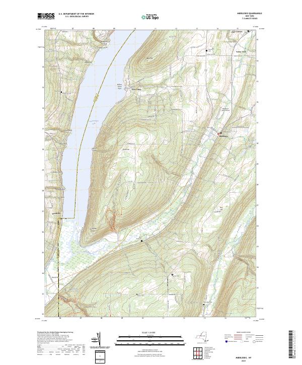 Middlesex, NY — USGS 7.5-minute topo (2023)