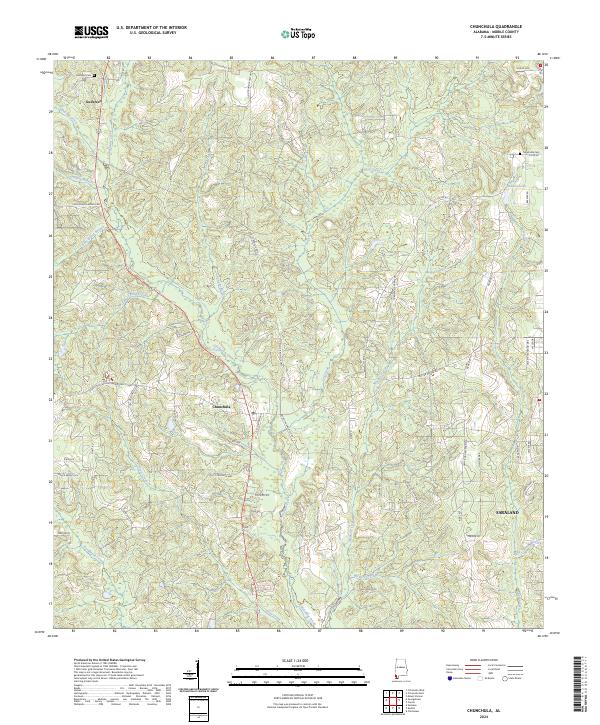Chunchula, AL — USGS 7.5-minute topo (2024)