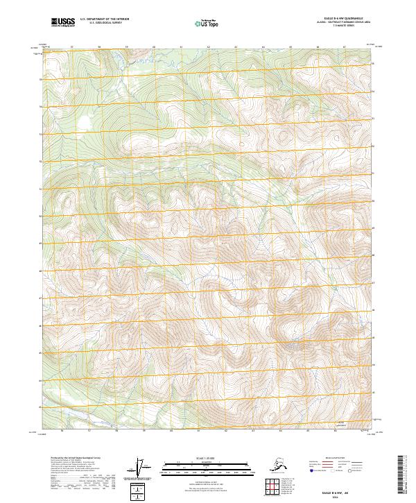 Eagle B-6 NW, AK — USGS 7.5-minute topo (2024)
