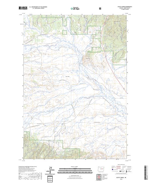 Scotty Creek, OR — USGS 7.5-minute topo (2024)